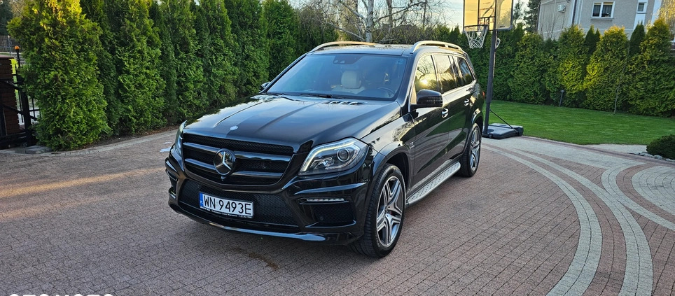 Mercedes-Benz GL cena 195500 przebieg: 124113, rok produkcji 2013 z Dębica małe 742